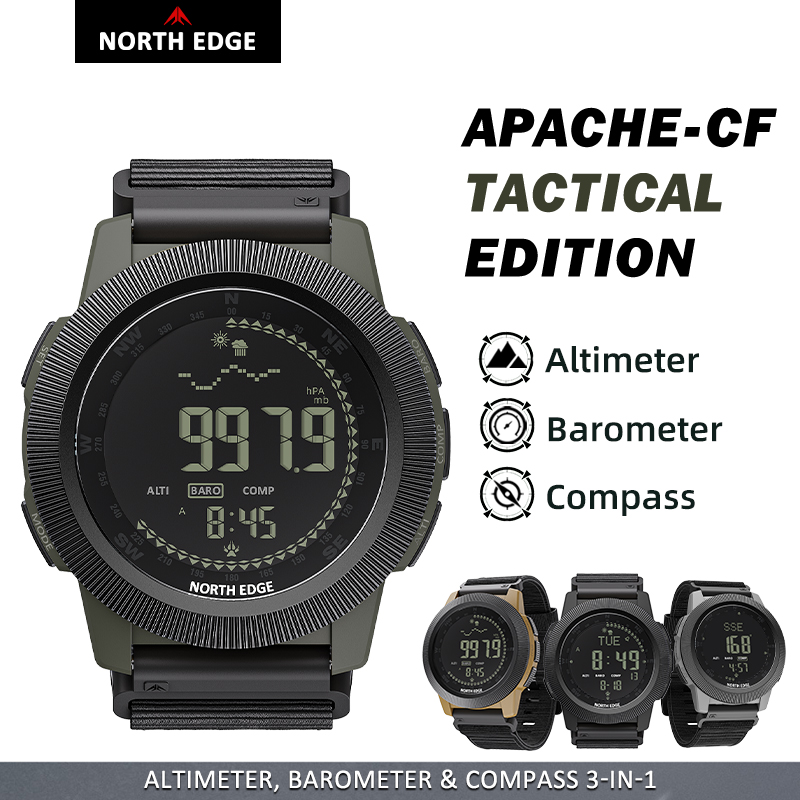 NORTH EDGE APACHE-CF Men Digit - Altimeter Compass Watch recension och pris