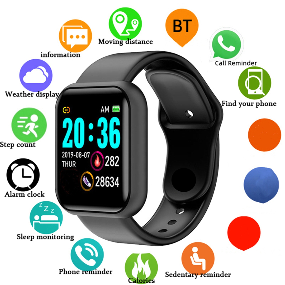 Men Smart Watches Color Screen - Smartwatch Watches For Girls recension och pris