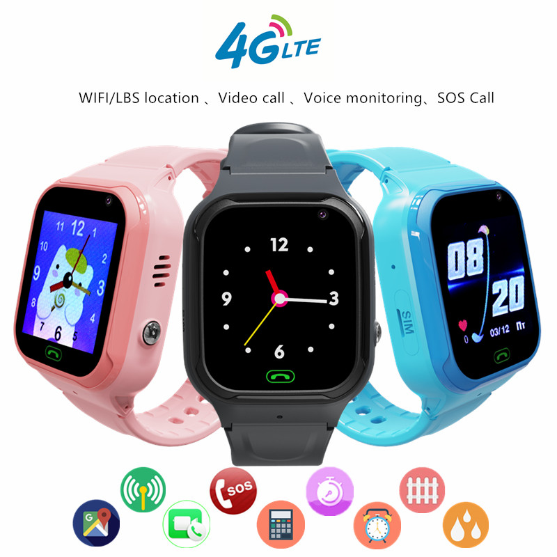 4G Kids Smart Phone Watch Vide - Smartwatch Digital Watches For Kid Girl recension och pris