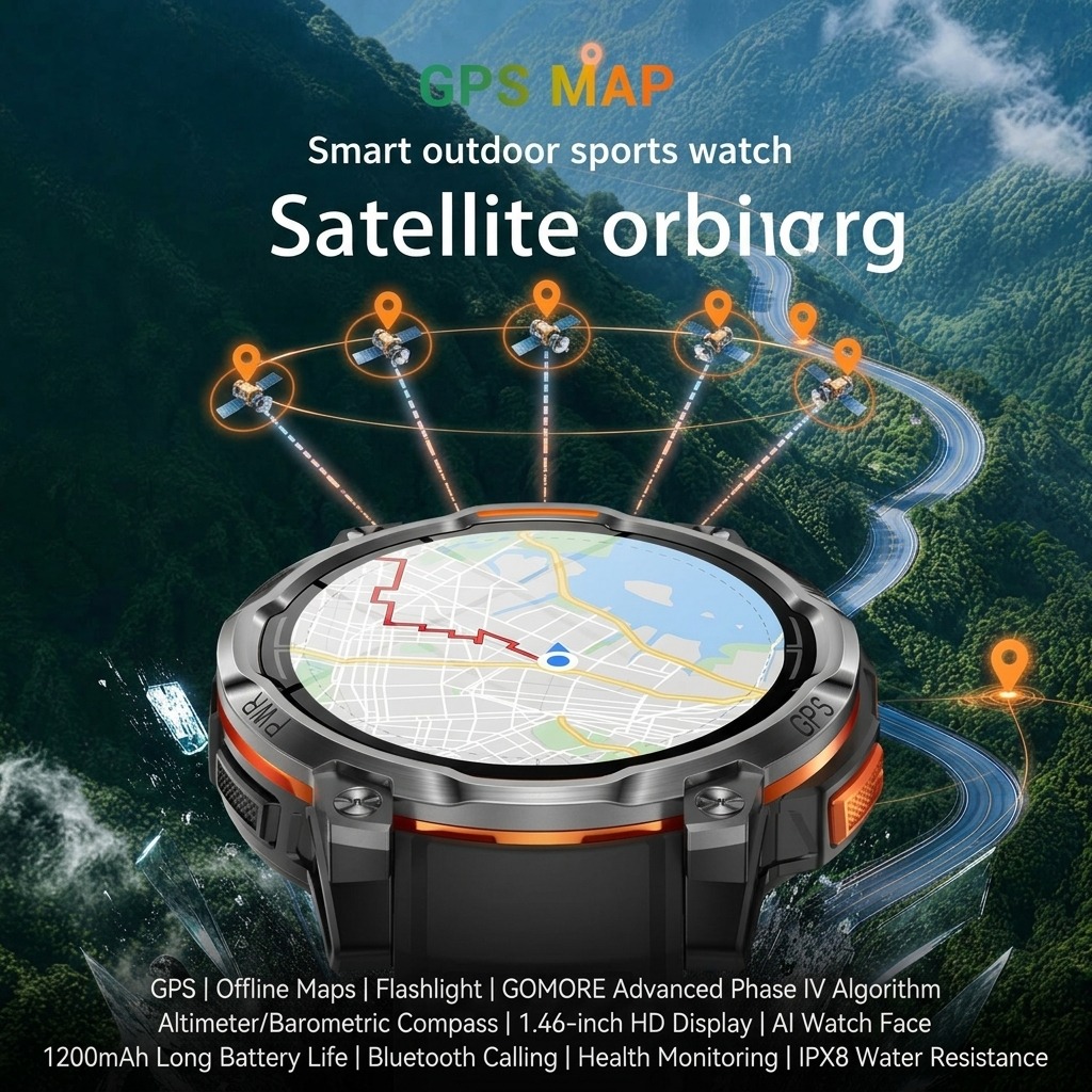 2026 Military Satellite Offlin - Watch Vs Smartwatch recension och pris