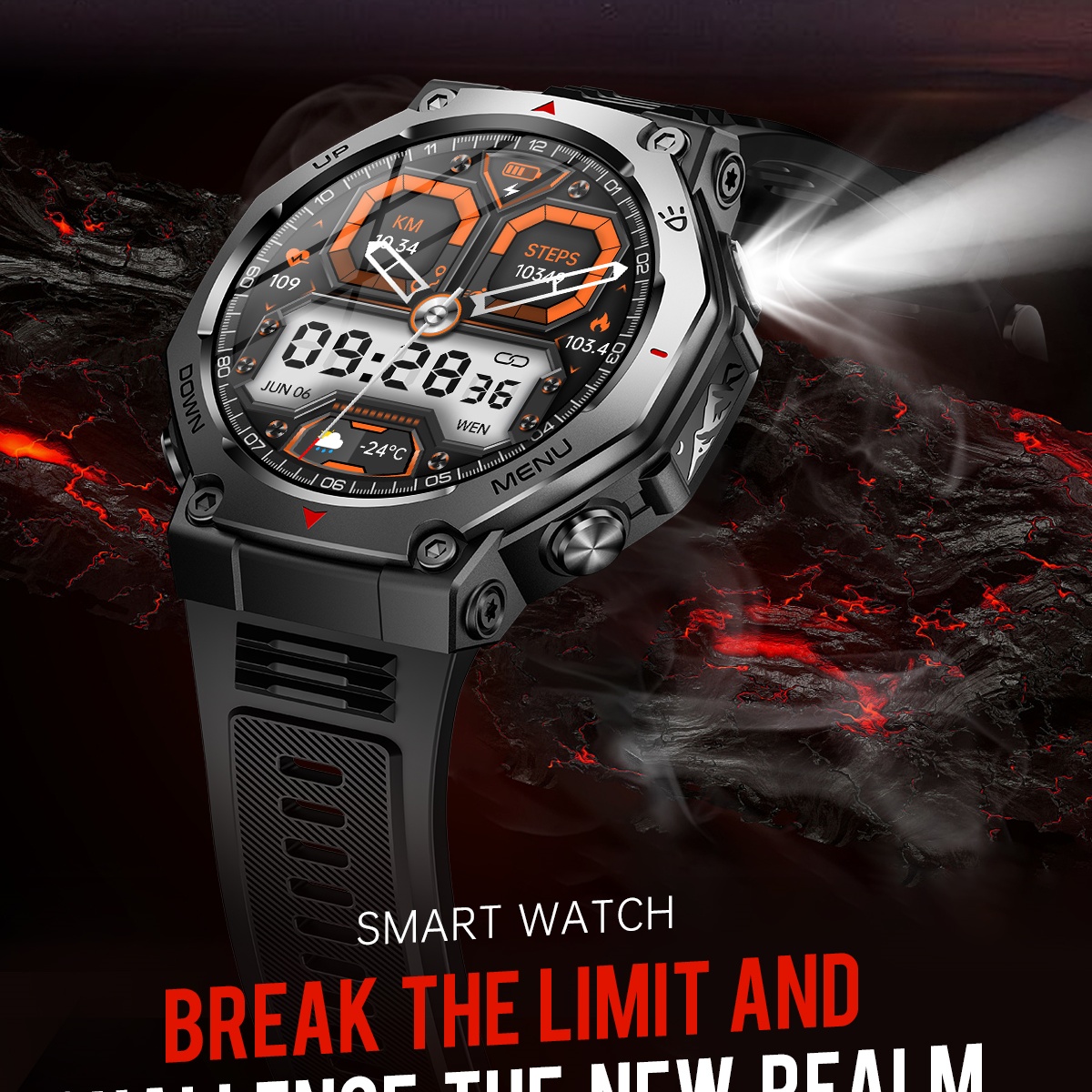 2025 New For Xiaomi Military G - Watch Vs Smartwatch recension och pris